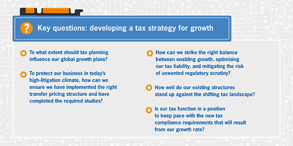 Tax strategy for tech businesses